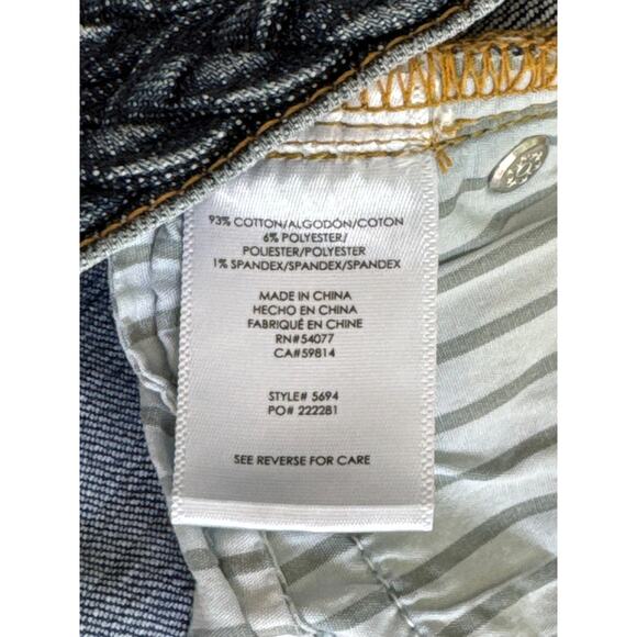 Cabi Mia Button Fly Skinny Braided Waistband Jeans - Picture 5 of 7